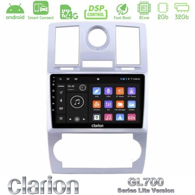 Clarion GL700 Lite Series 8Core Android ClarionOS 2+32GB Chrysler 300C Navigation Multimedia Tablet 9" Με Carplay & Android Auto