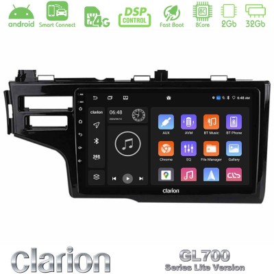Clarion GL700 Lite Series 8Core Android ClarionOS 2+32GB Honda Jazz 2013-2020 Navigation Multimedia Tablet 9" Με Carplay & Andro