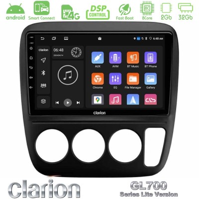Clarion GL700 Lite Series 8Core Android ClarionOS 2+32GB Honda CRV 1997-2001 Navigation Multimedia Tablet 9" Με Carplay & Androi
