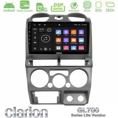 Clarion GL700 Lite Series 8Core Android ClarionOS 2+32GB Isuzu D-Max 2007-2011 Navigation Multimedia Tablet 9" Με Carplay & Andr