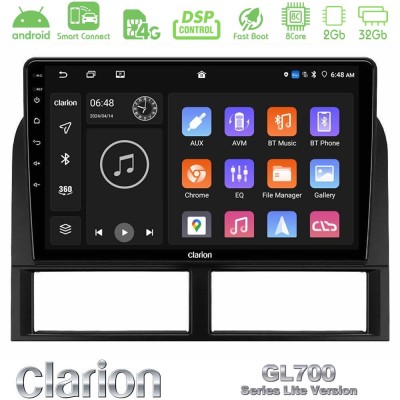Clarion GL700 Lite Series 8Core Android ClarionOS 2+32GB Jeep Grand Cherokee 1999-2004 Navigation Multimedia Tablet 9" Με Carpla