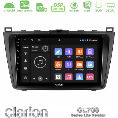 Clarion GL700 Lite Series 8Core Android ClarionOS 2+32GB Mazda 6 2008-2012 Navigation Multimedia Tablet 9" Με Carplay & Android 