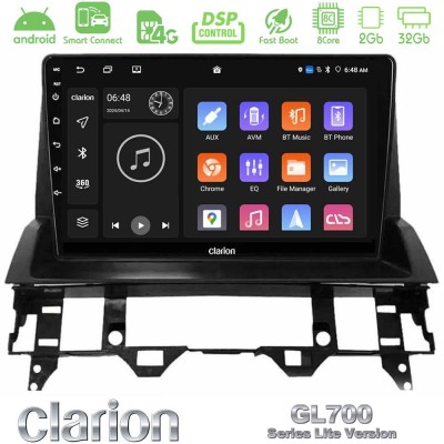 Clarion GL700 Lite Series 8Core Android ClarionOS 2+32GB Mazda6 2002-2006 Navigation Multimedia Tablet 9" Με Carplay & Android A
