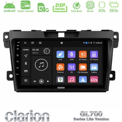 Clarion GL700 Lite Series 8Core Android ClarionOS 2+32GB Mazda CX-7 2007-2011 Navigation Multimedia Tablet 9" Με Carplay & Andro
