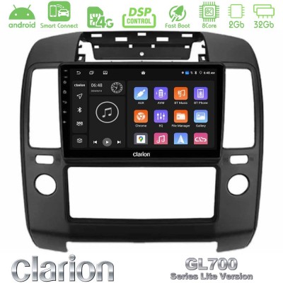 Clarion GL700 Lite Series 8Core Android ClarionOS 2+32GB Nissan Navara Navigation Multimedia Tablet 9" Με Carplay & Android Auto