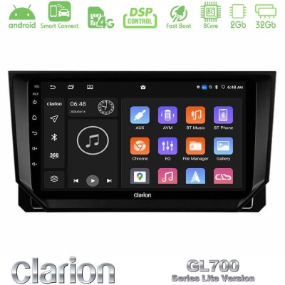 Clarion GL700 Lite Series 8Core Android ClarionOS 2+32GB Seat Arona/Ibiza Navigation Multimedia Tablet 9" Με Carplay & Android A