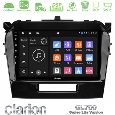 Clarion GL700 Lite Series 8Core Android ClarionOS 2+32GB Suzuki Vitara 2015-2024 Navigation Multimedia Tablet 9" Με Carplay & An