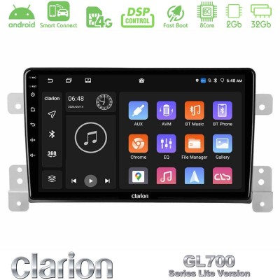 Clarion GL700 Lite Series 8Core Android ClarionOS 2+32GB Suzuki Grand Vitara Navigation Multimedia Tablet 9" Με Carplay & Androi