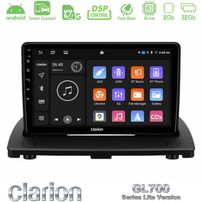 Clarion GL700 Lite Series 8Core Android ClarionOS 2+32GB Volvo XC90 2006-2014 Navigation Multimedia Tablet 9" Με Carplay & Andro