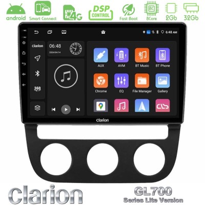 Clarion GL700 Lite Series 8Core Android ClarionOS 2+32GB VW Jetta Navigation Multimedia Tablet 10" Με Carplay & Android Auto