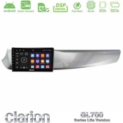 Clarion GL700 Lite Series Alfa Romeo Giulietta 2010-2014 8Core Android ClarionOS 2+32GB Navigation Multimedia Tablet 9" Με Carpl