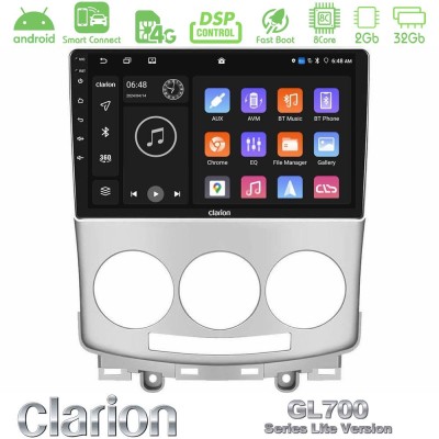 Clarion GL700 Lite Series Mazda 5 2004-2010 8Core Android ClarionOS 2+32GB Navigation Multimedia Tablet 9" Με Carplay & Android 