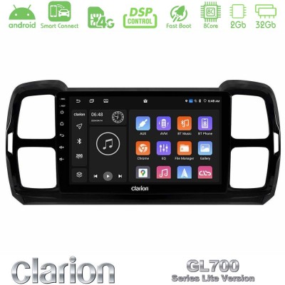 Clarion GL700 Lite Series Citroen DS5 Aircross 2017-2021 8Core Android ClarionOS 2+32GB Navigation Multimedia Tablet 9" Με Carpl