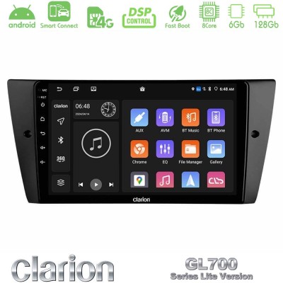 Clarion GL700 Lite Series 8Core Android ClarionOS 6+128GB BMW 3 Series 2006-2011 Navigation Multimedia Tablet 9" Με Carplay & An