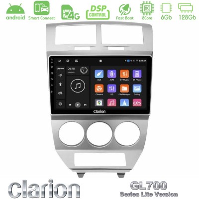 Clarion GL700 Lite Series 8Core Android ClarionOS 6+128GB Dodge Caliber 2006-2011 Navigation Multimedia Tablet 10" Με Carplay & 