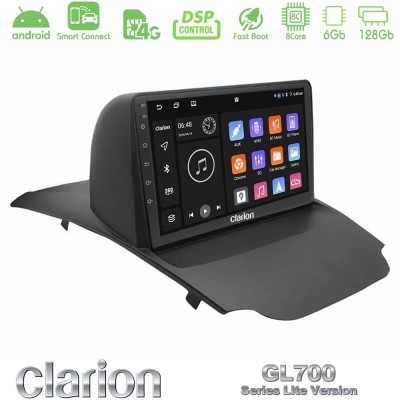 Clarion GL700 Lite Series 8Core Android ClarionOS 6+128GB Ford Ecosport 2014-2017 Navigation Multimedia Tablet 9" Με Carplay & A