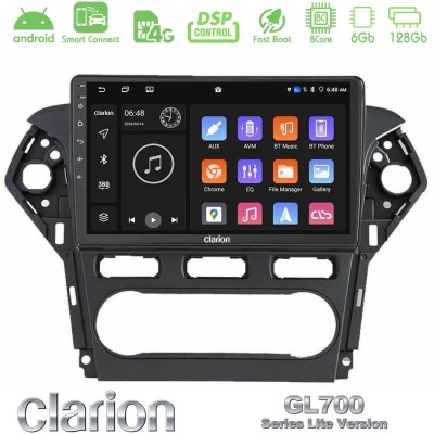 Clarion GL700 Lite Series 8Core Android ClarionOS 6+128GB Ford Mondeo 2011-2014 Navigation Multimedia Tablet 10" Με Carplay & An