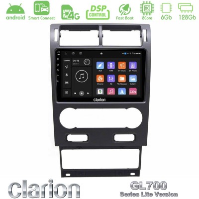 Clarion GL700 Lite Series 8Core Android ClarionOS 6+128GB Ford Mondeo 2004-2007 Navigation Multimedia Tablet 9" Με Carplay & And