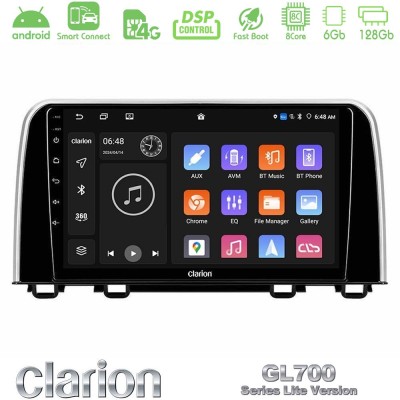 Clarion GL700 Lite Series 8Core Android ClarionOS 6+128GB Honda CR-V 2019- Navigation Multimedia Tablet 10" Με Carplay & Android