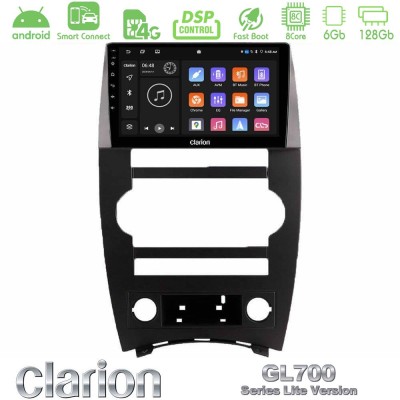 Clarion GL700 Lite Series 8Core Android ClarionOS 6+128GB Jeep Commander 2007-2008 Navigation Multimedia Tablet 9" Με Carplay & 
