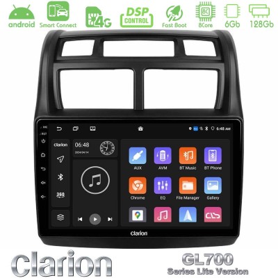 Clarion GL700 Lite Series 8Core Android ClarionOS 6+128GB Kia Sportage 2008-2011 Navigation Multimedia Tablet 9" Με Carplay & An