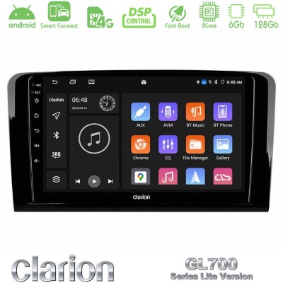 Clarion GL700 Lite Series 8Core Android ClarionOS 6+128GB Mercedes ML/GL Class Navigation Multimedia Tablet 9" Με Carplay & Andr