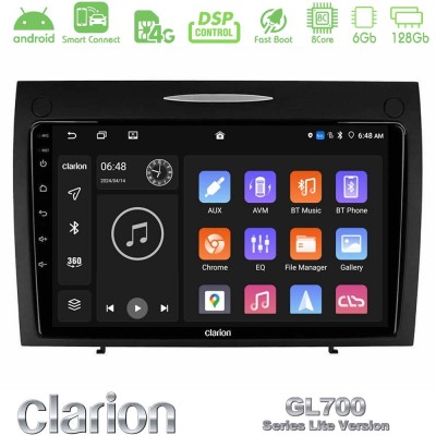 Clarion GL700 Lite Series 8Core Android ClarionOS 6+128GB Mercedes SLK Class Navigation Multimedia Tablet 9" Με Carplay & Androi