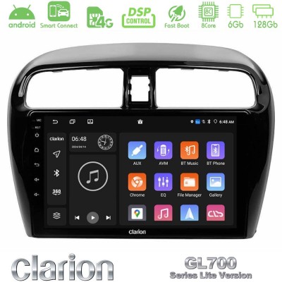Clarion GL700 Lite Series 8Core Android ClarionOS 6+128GB Mitsubishi Space Star 2013-2016 Navigation Multimedia Tablet 9" Με Car