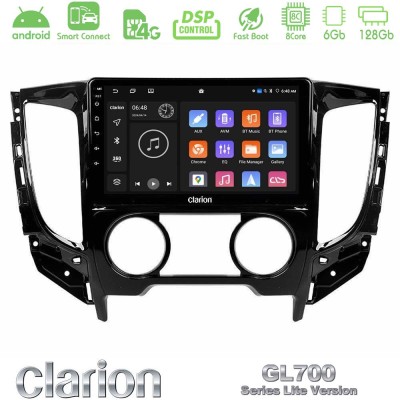 Clarion GL700 Lite Series 8Core Android ClarionOS 6+128GB Mitsubishi L200 2016- & Fiat Fullback (Manual A/C) Navigation Multimed