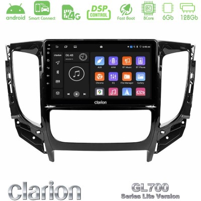 Clarion GL700 Lite Series 8Core Android ClarionOS 6+128GB Mitsubishi L200 2016- & Fiat Fullback (Auto A/C) Navigation Multimedia