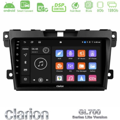 Clarion GL700 Lite Series 8Core Android ClarionOS 6+128GB Mazda CX-7 2007-2011 Navigation Multimedia Tablet 9" Με Carplay & Andr