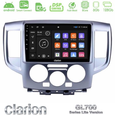 Clarion GL700 Lite Series 8Core Android ClarionOS 6+128GB Nissan NV200 Navigation Multimedia Tablet 9" Με Carplay & Android Auto