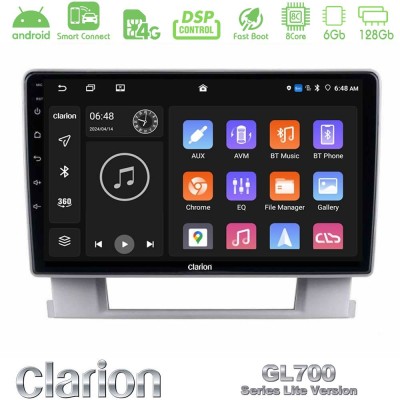 Clarion GL700 Lite Series 8Core Android ClarionOS 6+128GB Opel Astra J 2010-2014 Navigation Multimedia Tablet 9" Με Carplay & An