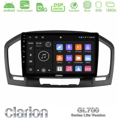 Clarion GL700 Lite Series 8Core Android ClarionOS 6+128GB Opel Insignia 2008-2013 Navigation Multimedia Tablet 9" Με Carplay & A