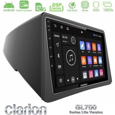 Clarion GL700 Lite Series 8Core Android ClarionOS 6+128GB Opel Mokka Navigation Multimedia Tablet 9" Με Carplay & Android Auto