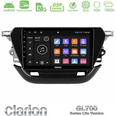 Clarion GL700 Lite Series 8Core Android ClarionOS 6+128GB Opel Corsa F 2019-2023 Navigation Multimedia Tablet 9" Με Carplay & An
