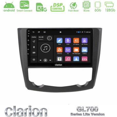Clarion GL700 Lite Series 8Core Android ClarionOS 6+128GB Renault Kadjar Navigation Multimedia Tablet 9" Με Carplay & Android Au