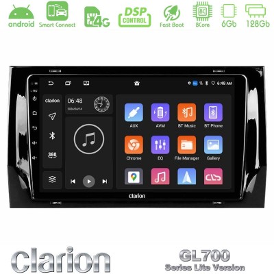 Clarion GL700 Lite Series 8Core Android ClarionOS 6+128GB Skoda Kodiaq/Karoq 2017- Navigation Multimedia Tablet 10" Με Carplay &