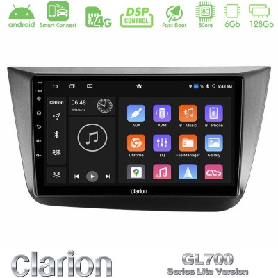 Clarion GL700 Lite Series 8Core Android ClarionOS 6+128GB Seat Altea 2004-2015 Navigation Multimedia Tablet 9" Με Carplay & Andr