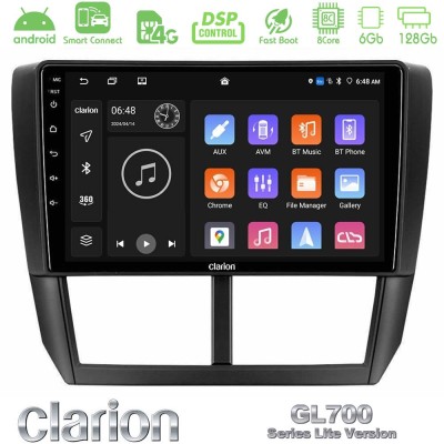 Clarion GL700 Lite Series 8Core Android ClarionOS 6+128GB Subaru Forester Navigation Multimedia Tablet 9" Με Carplay & Android A