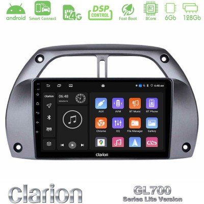 Clarion GL700 Lite Series 8Core Android ClarionOS 6+128GB Toyota RAV4 2001 - 2006 Navigation Multimedia Tablet 9" Με Carplay & A