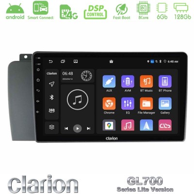 Clarion GL700 Lite Series 8Core Android ClarionOS 6+128GB Volvo S60 2004-2009 Navigation Multimedia Tablet 9" Με Carplay & Andro