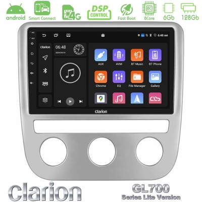 Clarion GL700 Lite Series 8Core Android ClarionOS 6+128GB VW Scirocco 2008-2014 Navigation Multimedia Tablet 9" Με Carplay & And