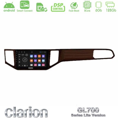 Clarion GL700 Lite Series 8Core Android ClarionOS 6+128GB VW Sportsvan 2014-2020 Navigation Multimedia Tablet 9" (Ξύλινη απόχρωσ