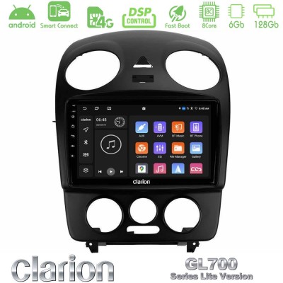 Clarion GL700 Lite Series 8Core Android ClarionOS 6+128GB VW Beetle Navigation Multimedia Tablet 9" Με Carplay & Android Auto