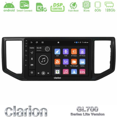 Clarion GL700 Lite Series 8Core Android ClarionOS 6+128GB VW Amarok 2017-2022 Navigation Multimedia Tablet 9" Με Carplay & Andro