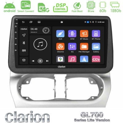 Clarion GL700 Lite Series Opel Corsa C/Combo C 8Core Android ClarionOS 6+128GB Navigation Multimedia Tablet 9" Με Carplay & Andr