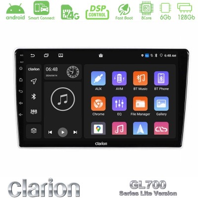 Clarion GL700 Lite Series Kia Sportage 2005-2008 8Core Android ClarionOS 6+128GB Navigation Multimedia Tablet 9" Με Carplay & An