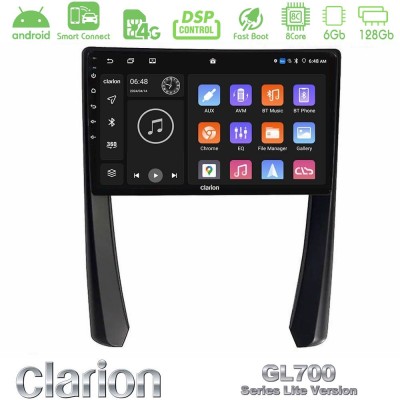 Clarion GL700 Lite Series 8Core Android ClarionOS 6+128GB Porsche 911/Cayman/Boxster Navigation Multimedia Tablet 9" Με Carplay 