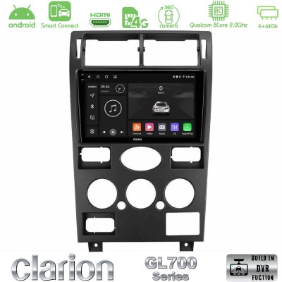 Clarion GL700 Series 8Core Android ClarionOS 4+64GB Ford Mondeo 2001-2004 Navigation Multimedia Tablet 9" Με Carplay & Android A